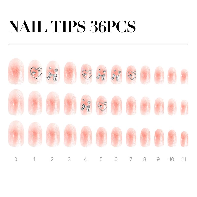 MUZMAK Reusable Glam Design Nail Tip Fluffy(Oval)