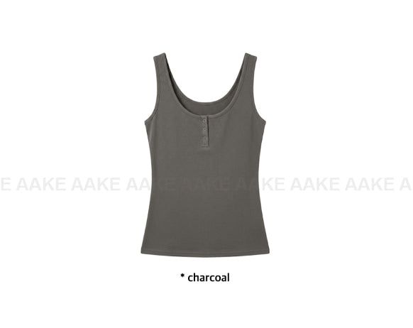 BUTTON POINT SLEEVELESS