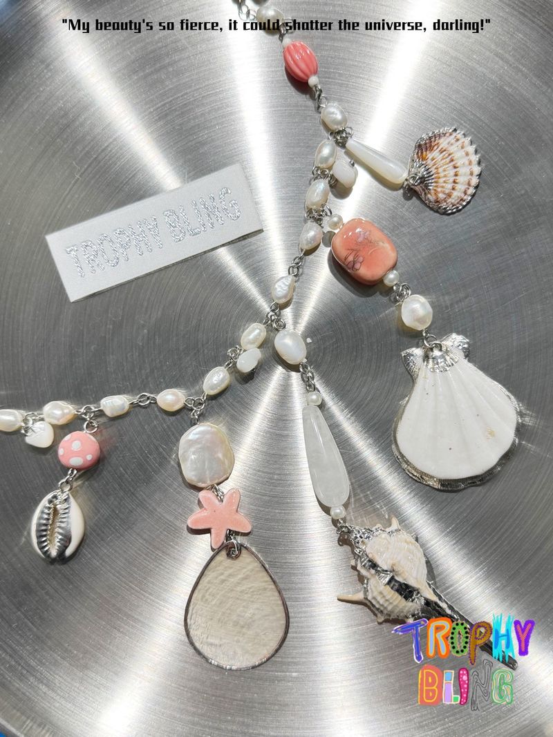 Natural Pearl Wind Chime Necklace
