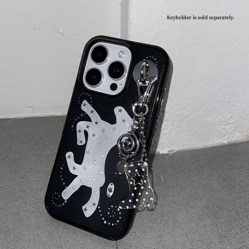 [MADE] starry pony case (black)