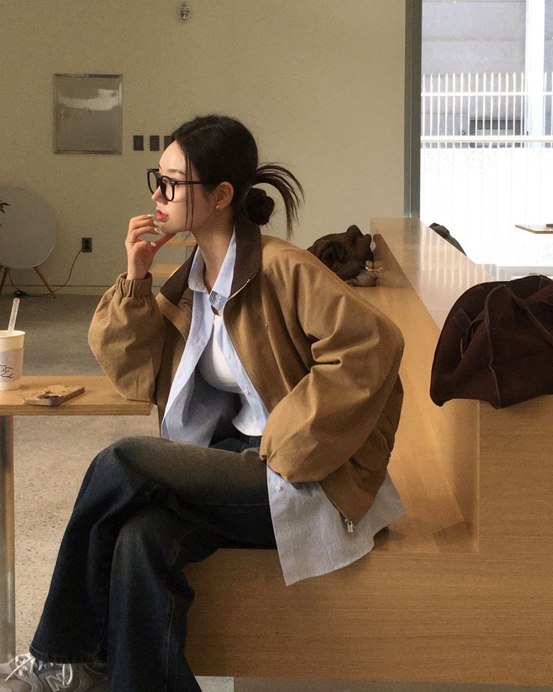 BEIDELLI（ベイデリー）の「[Belledmade/Casual]エンツリーバンディングツーウェイカラージャケット（ジャケット/アウター）」