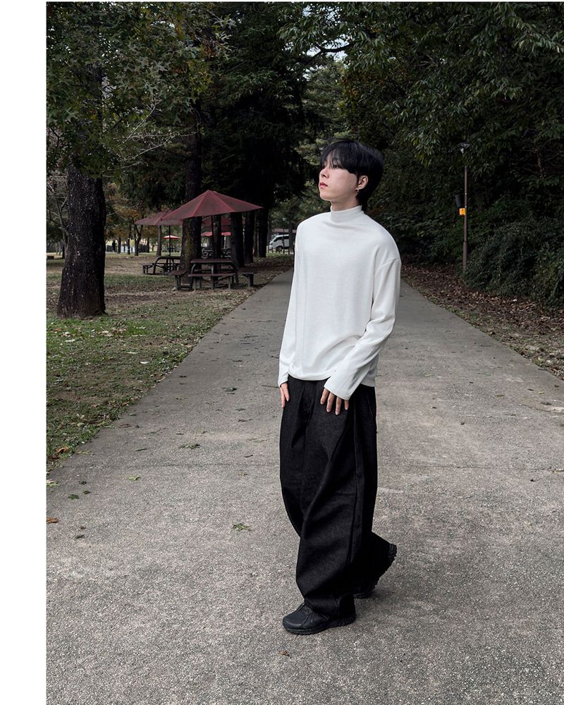 Shadow Fleece Warmer Half Neck T-Shirt