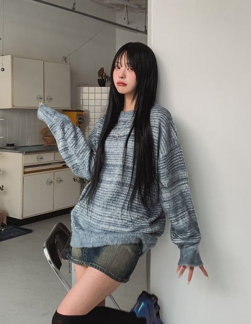 Soft Mix Stripe Knit