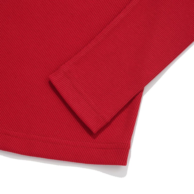 ARCH LOGO SLIM FIT LONG SLEEVE [RED]