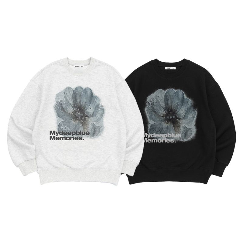 13:13 FLOWER SWEAT SHIRTS_2 COLORS
