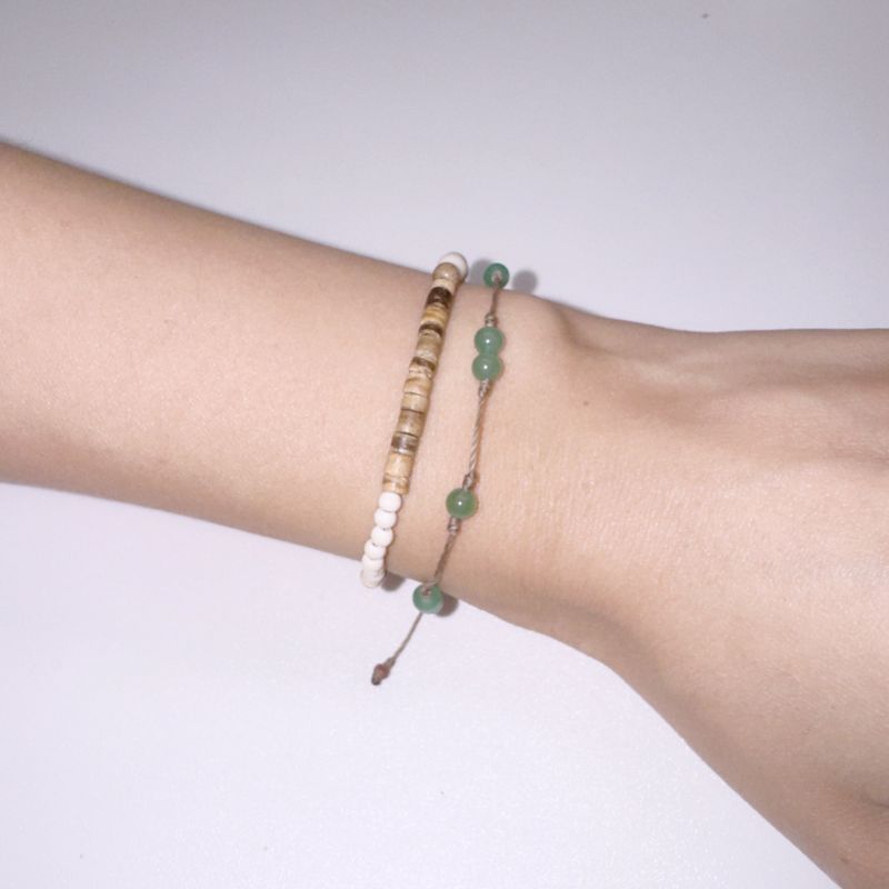 macadamia wood bracelet