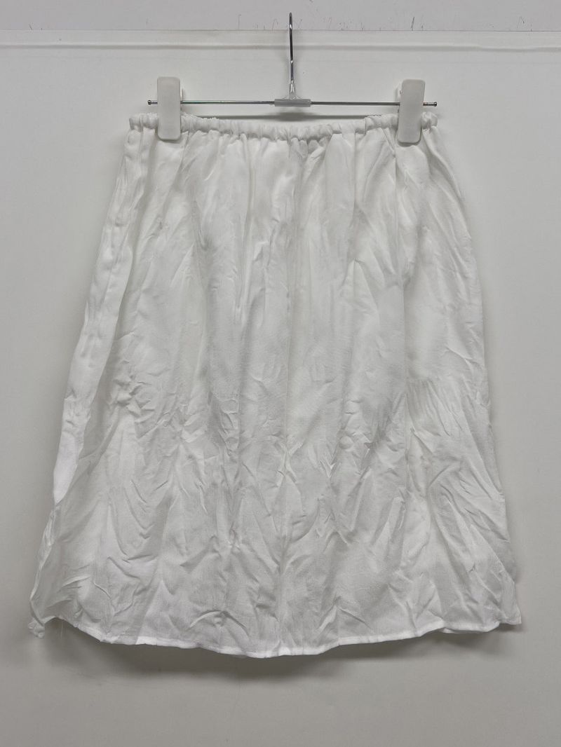 Wrinkle Banding Midi Skirt