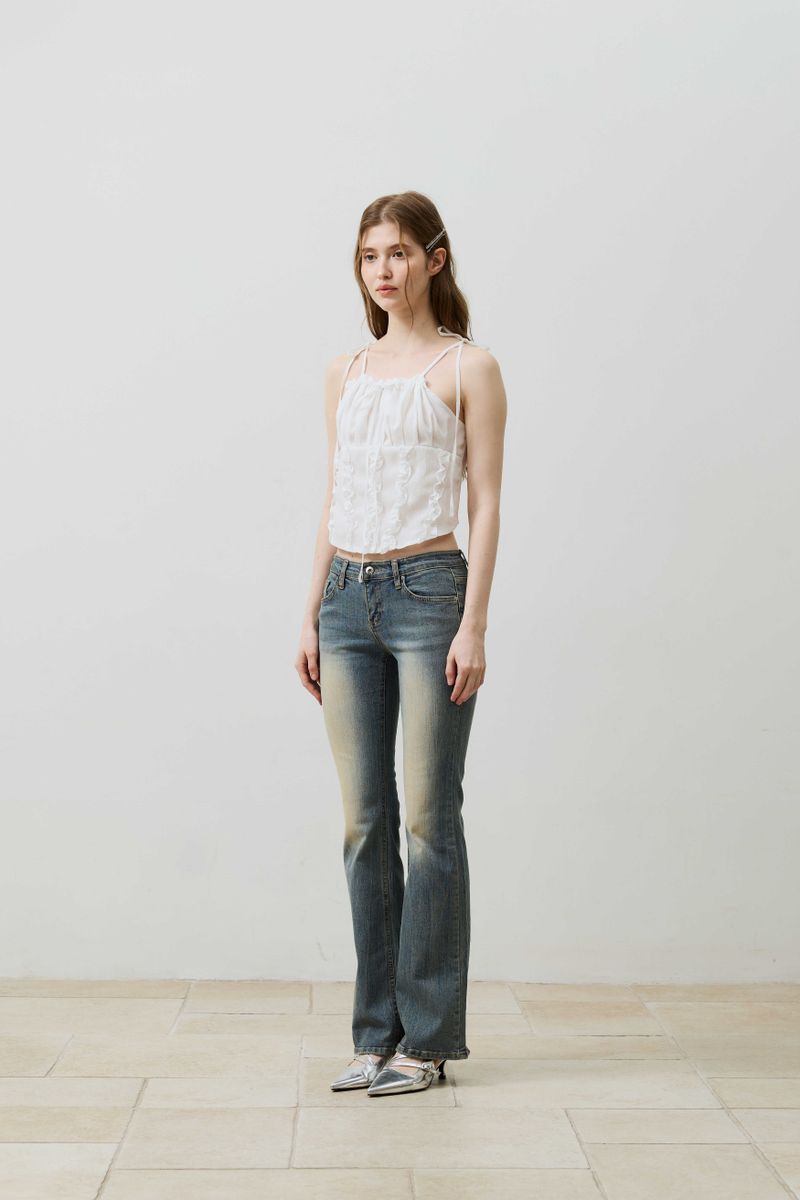 CIEL BOOTCUT DENIM PANTS / LIGHT BLUE