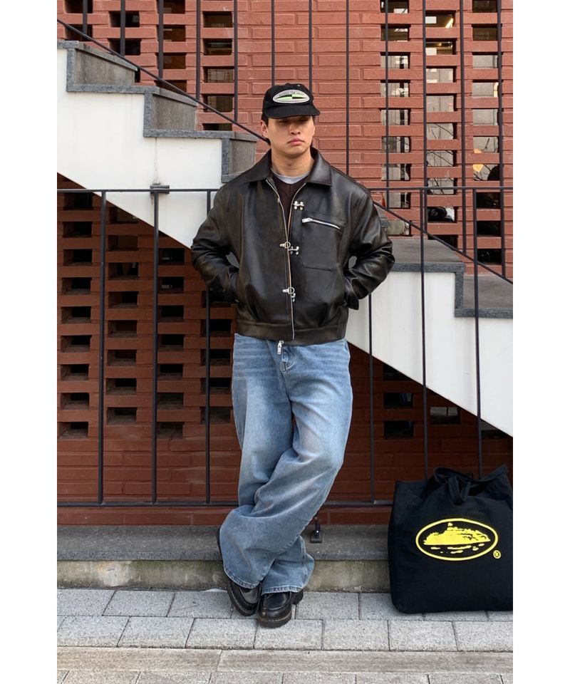 Pinter Hook Leather Jacket