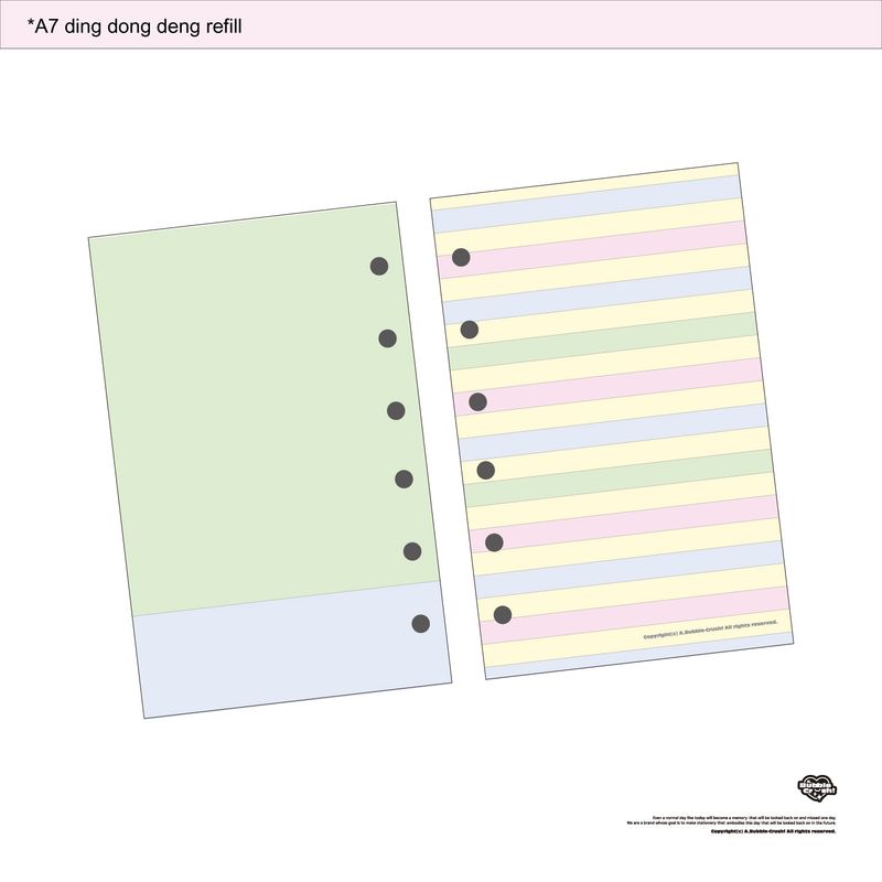 A7 list refill set