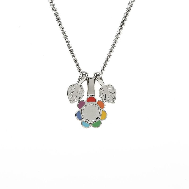 Rainbow Flower Necklace
