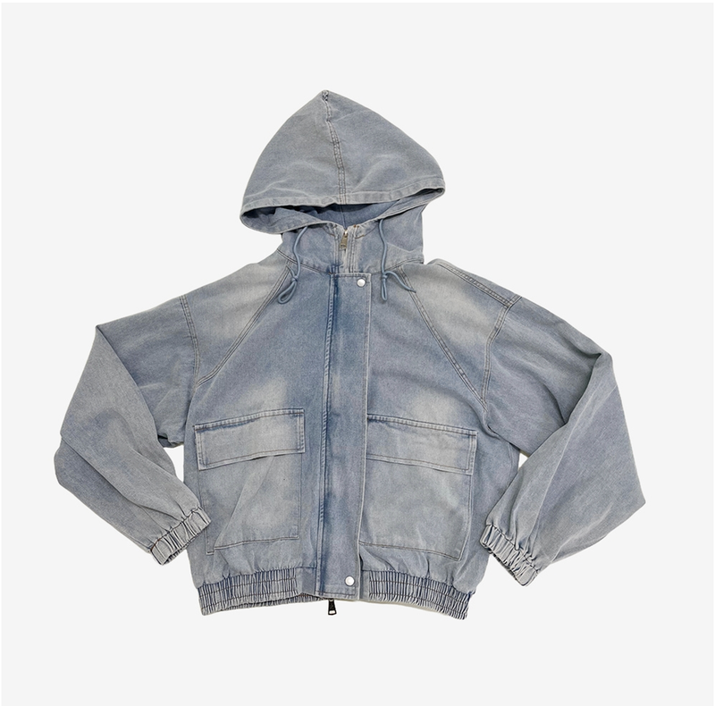 (Unisex) Citin Washing Anorak Zip Up