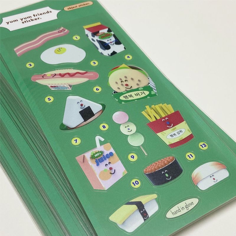 yum yum friends sticker