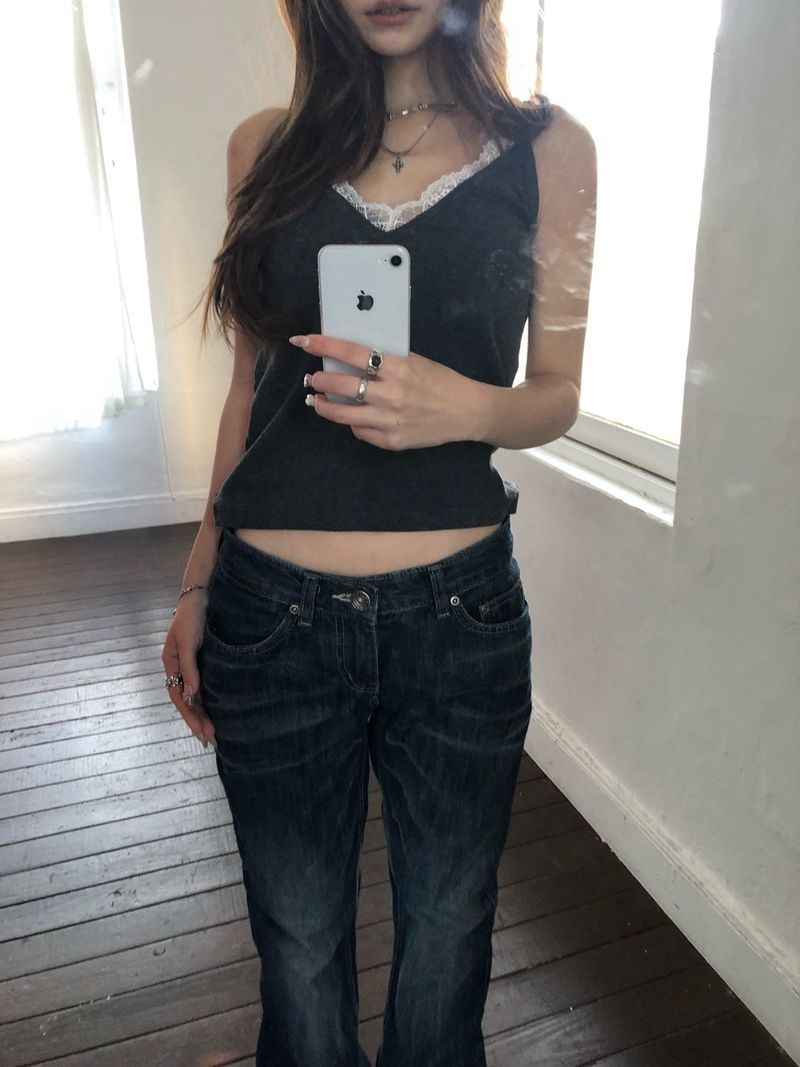 Blue low Jeans