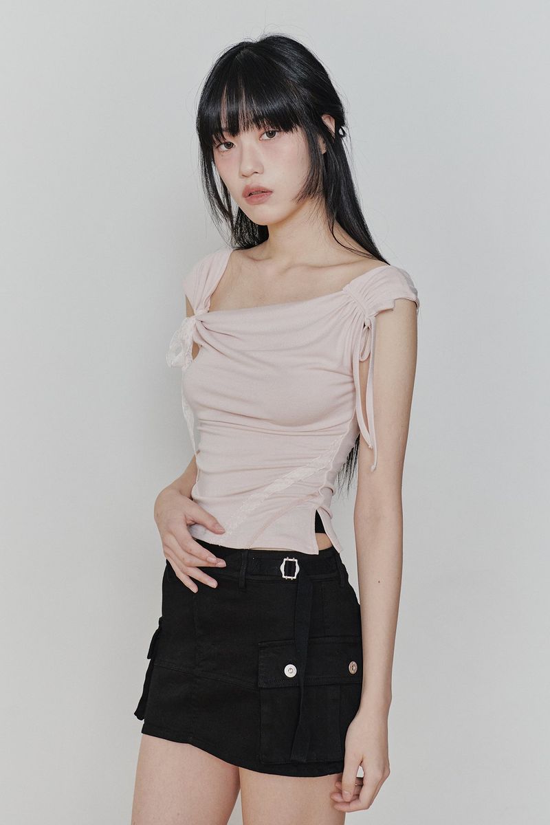 ANGEL STRAP TOP pink