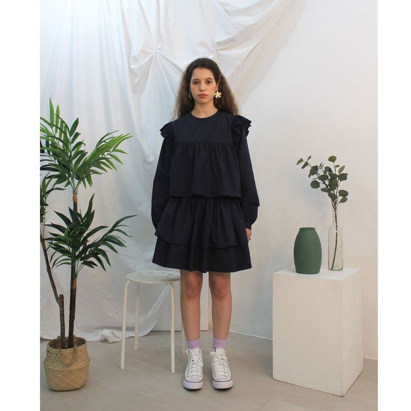 Floria shirring blouse