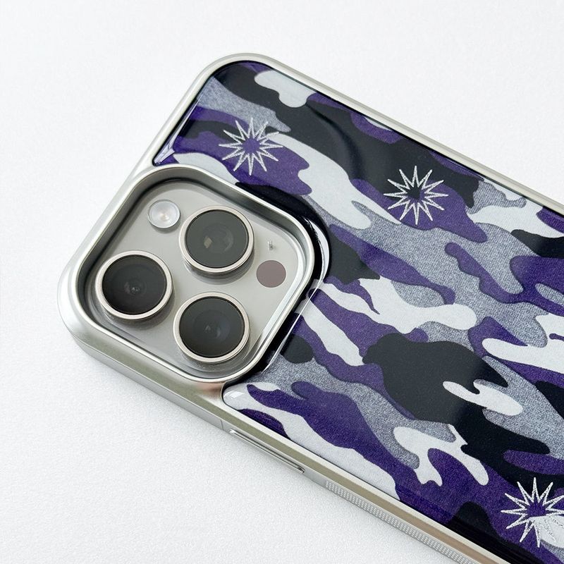 Sharpburst Camouflage Phone Case (SV_Purple)