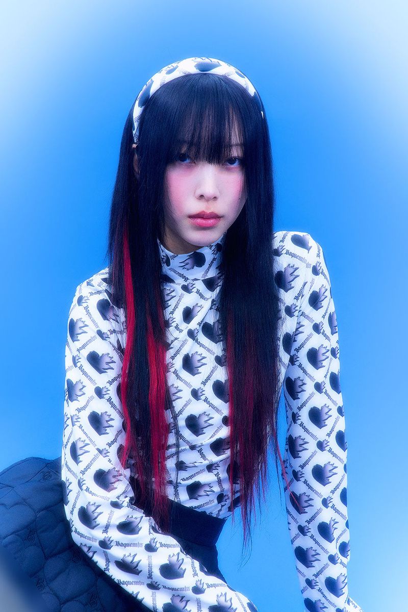 Crying Heart Jersey Top (Off-White)