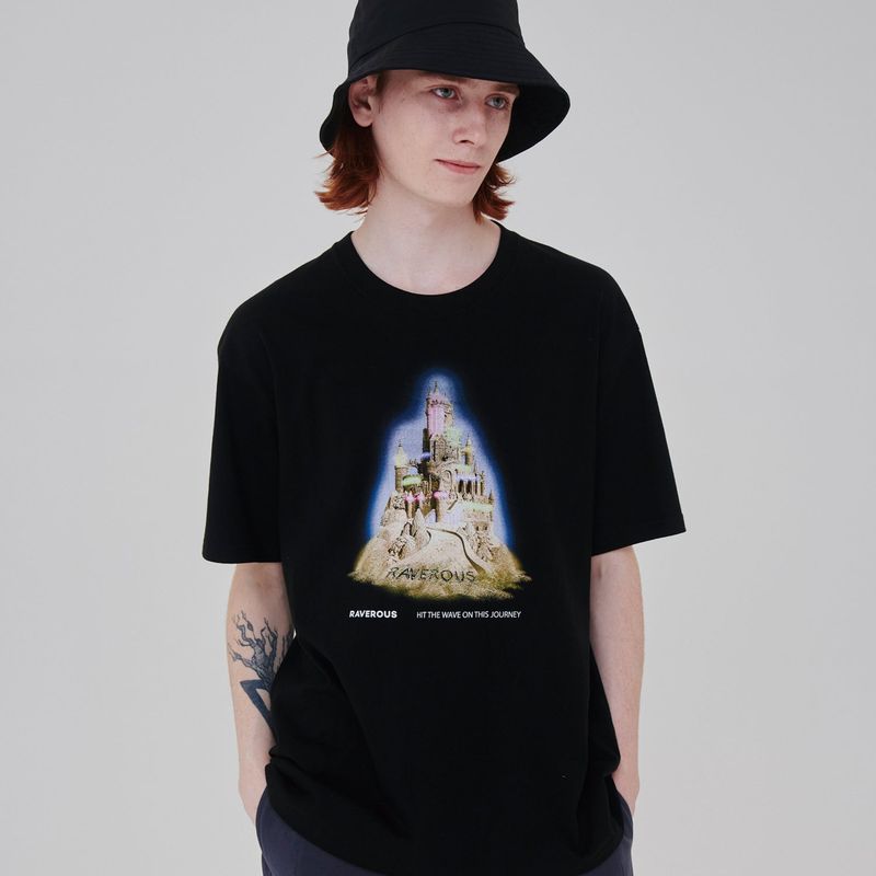 Sandcastle T-Shirt Black