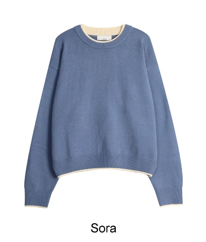 Fels Layered Crewneck Knit