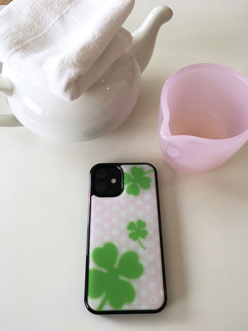 Stuffyroom（スタッフィールーム）の「[EPOXY] クローバー & / ピンクドット（スマホグッズ/小物）」