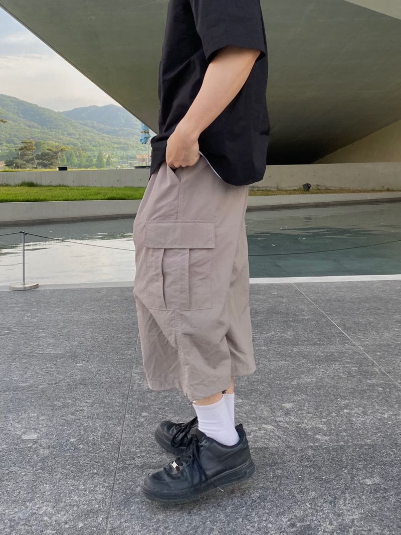 Nylon Stopper Half Pants 4C