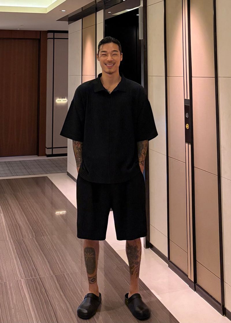 [ VIR Style Original ] INKKI Buttonless Pleated Wide Half Pants 