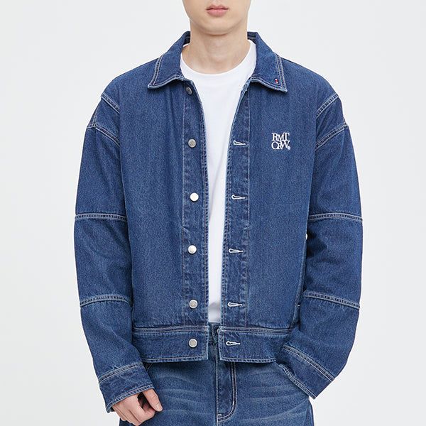 ROMANTIC CROWN（ロマンティッククラウン）の「WIDE DENIM JACKET_BLUE（Jackets/Outerwear）」