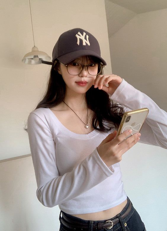 MR Basic Cotton100 Long Sleeve T-shirt (6color)