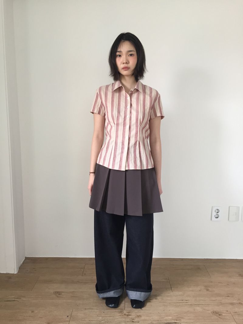 Bunny Pleated Skirt (3color)
