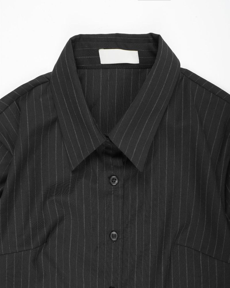  STRIPE BLEND SHIRT