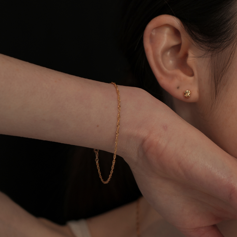 oli chain bracelet ( sparkle )