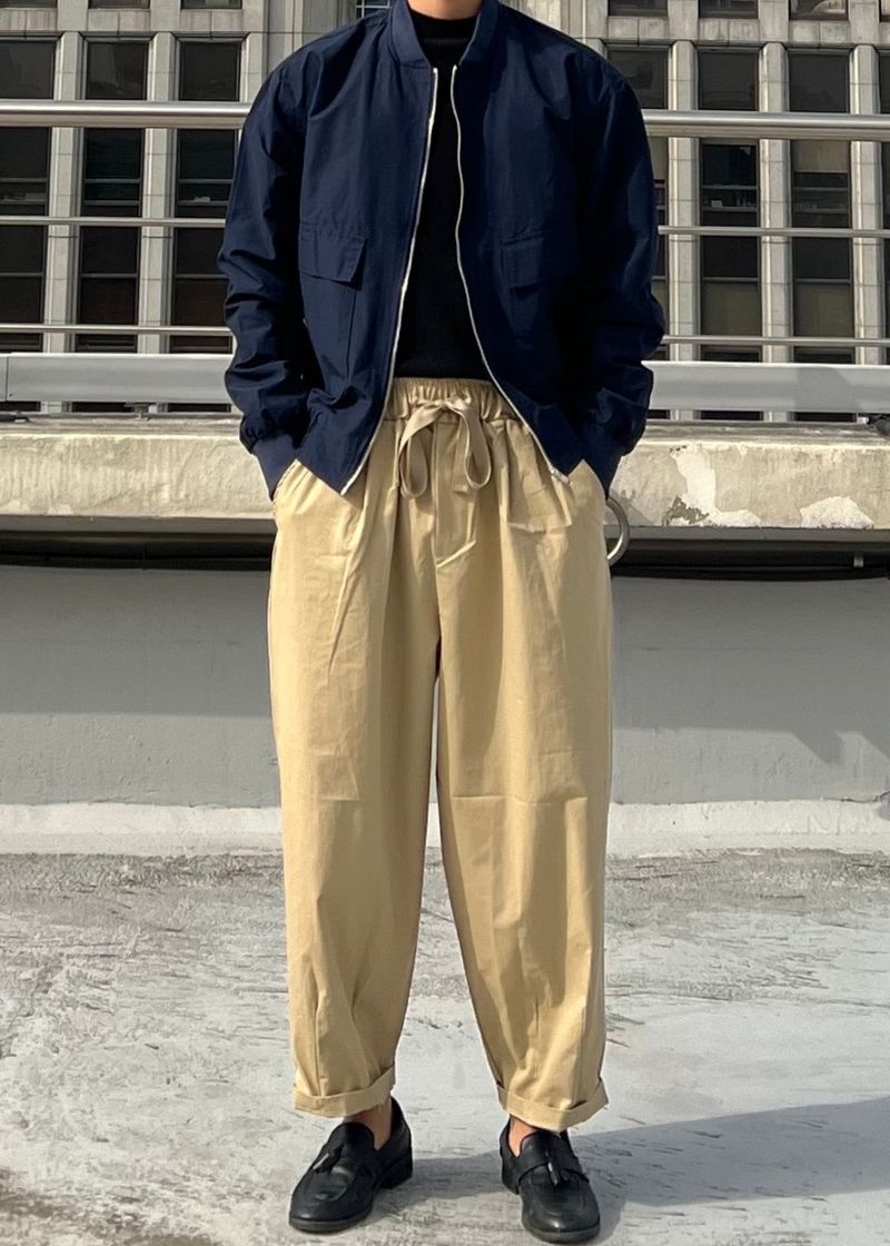Two-Tuck Balloon Pants 3COLOR