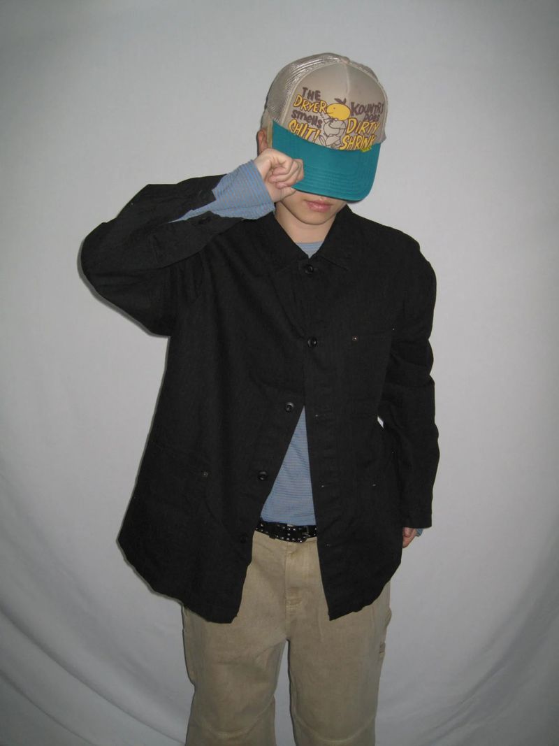 Herringbone French Work Field Jacket (2 Colors)