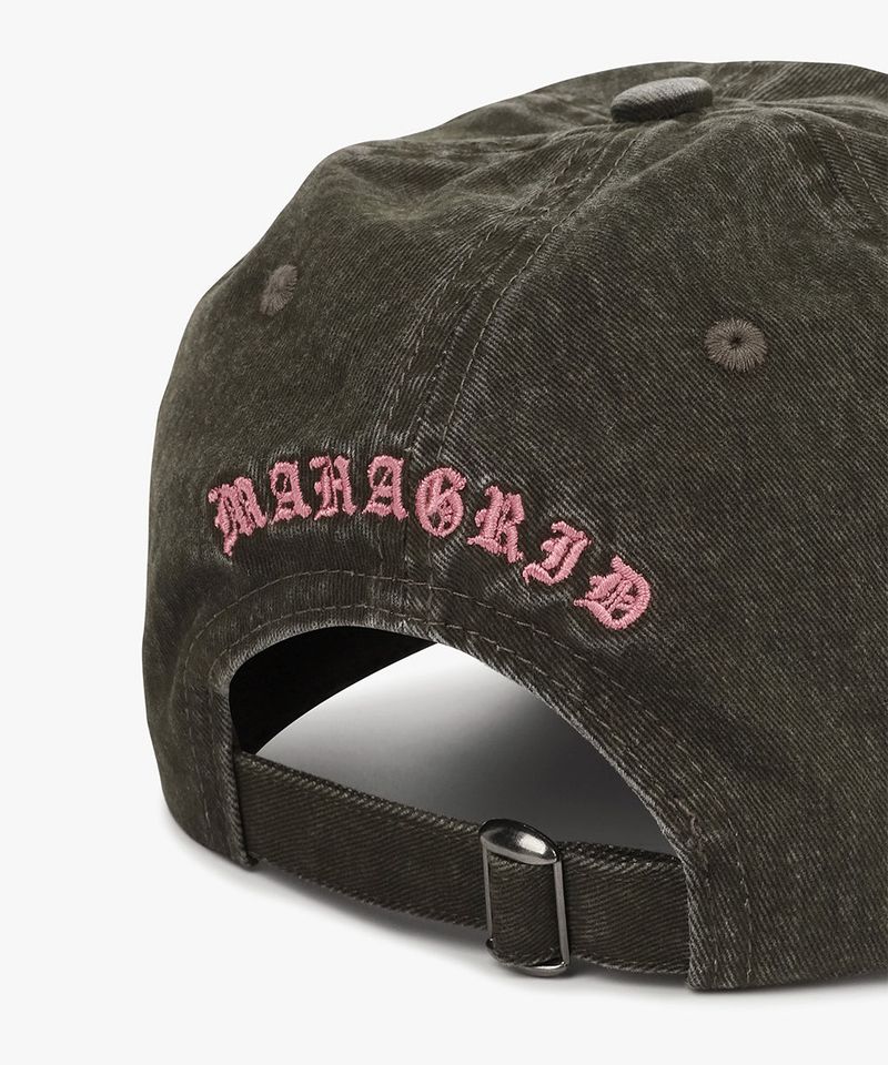 VINTAGE WASHED APPLEQUE M BALL CAP_BROWN