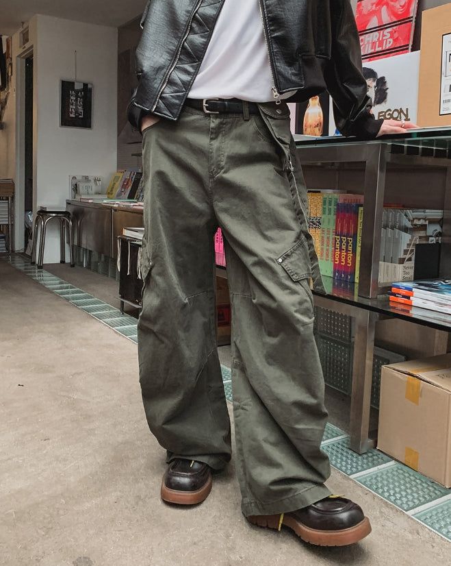 2PLAN(ツープラン)の「ダバーミニマルチカーゴワイドパンツ(パンツ)」