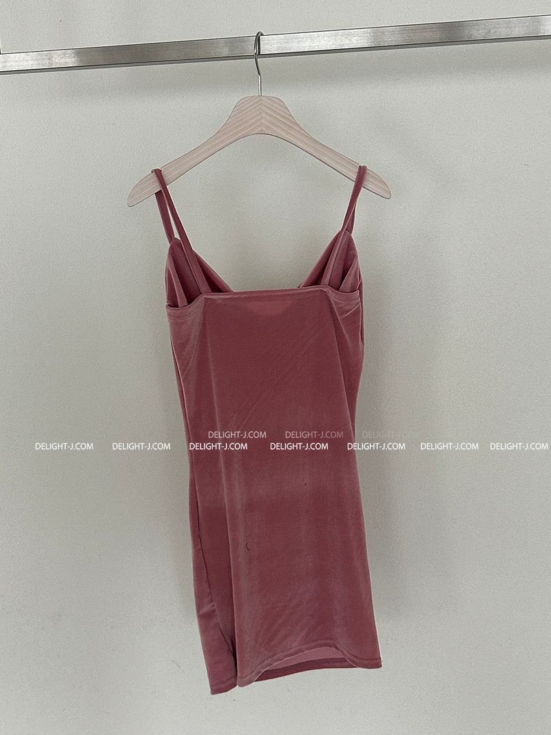 Draff velvet mini dress