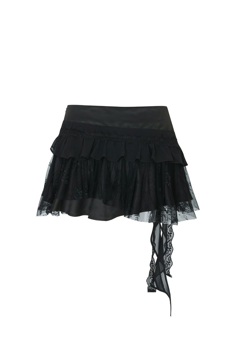 SWAN SKIRT black
