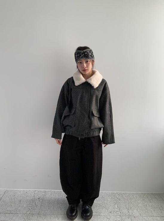 Pilance Quilted Fur Collar Jacket