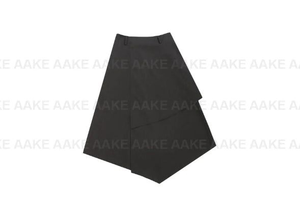 UNBALANCE WRAP LAYERED SKIRT