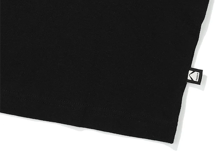 (WOMAN) ESSENTIAL RINGER T-SHIRT【BLACK】