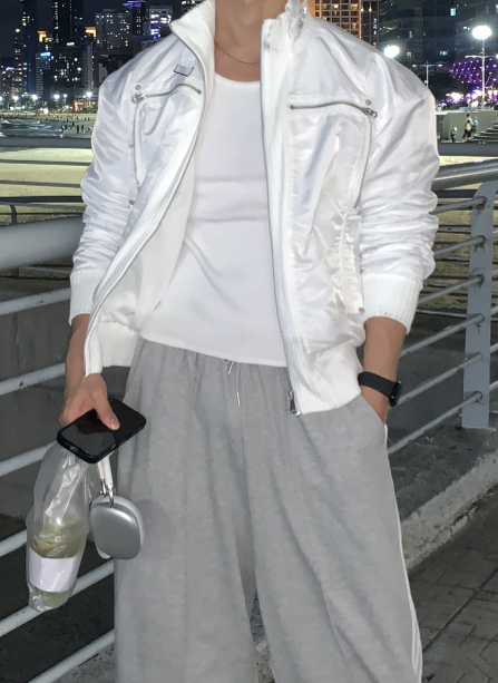 Locus Heathrow Bandad Cropped Windbreaker Jacket