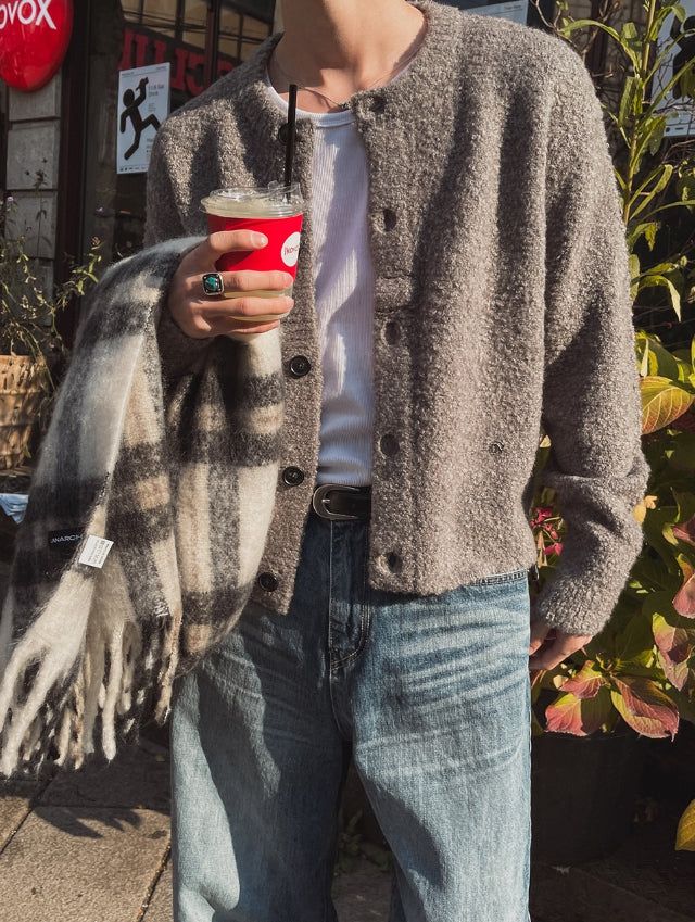 [LANARCH] Urban Label Check Muffler