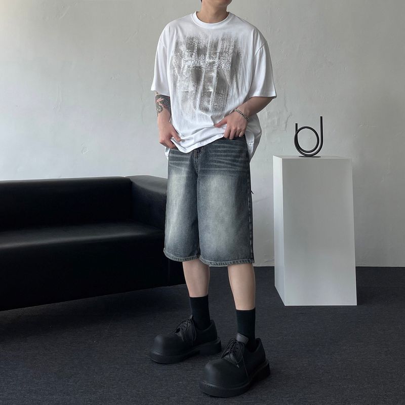 TR2490 Gray Bermuda Pants (S ~ L)