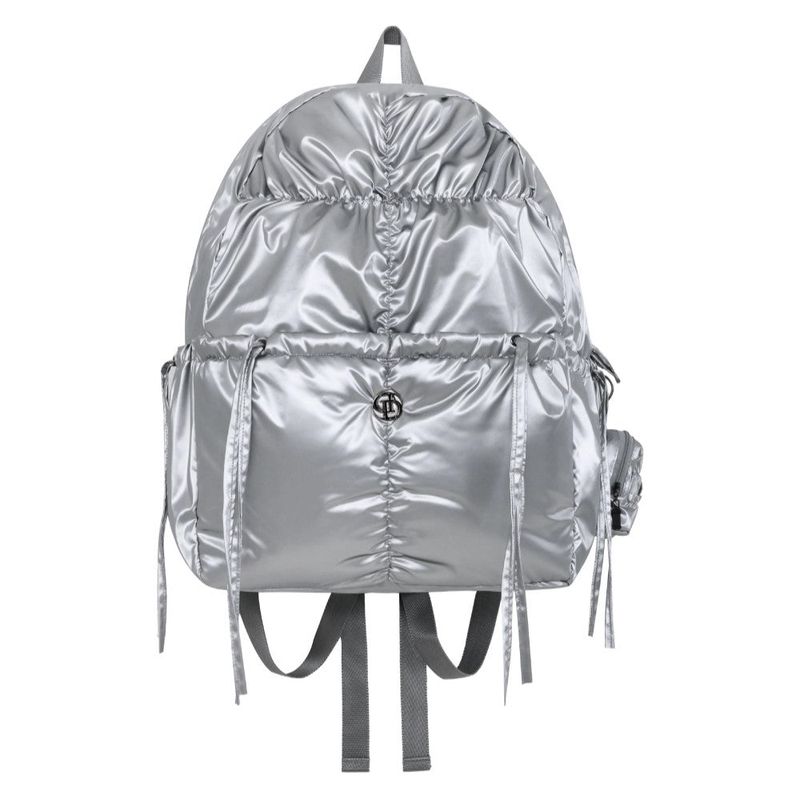 Don't Ask My Plan (DAMP)(ドントアスクマイプラン)の「UNISEX 4 POCKET YUNESEUL BACKPACK_SILVER(Bags)」