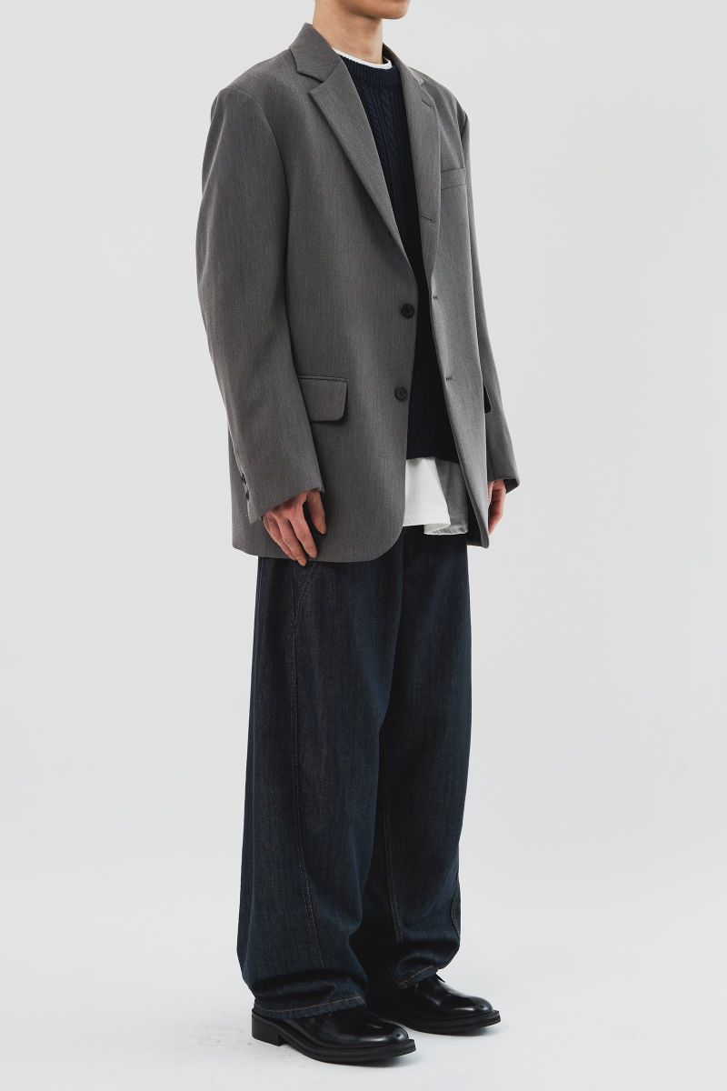 Sub Single Breasted Jacket (3color)