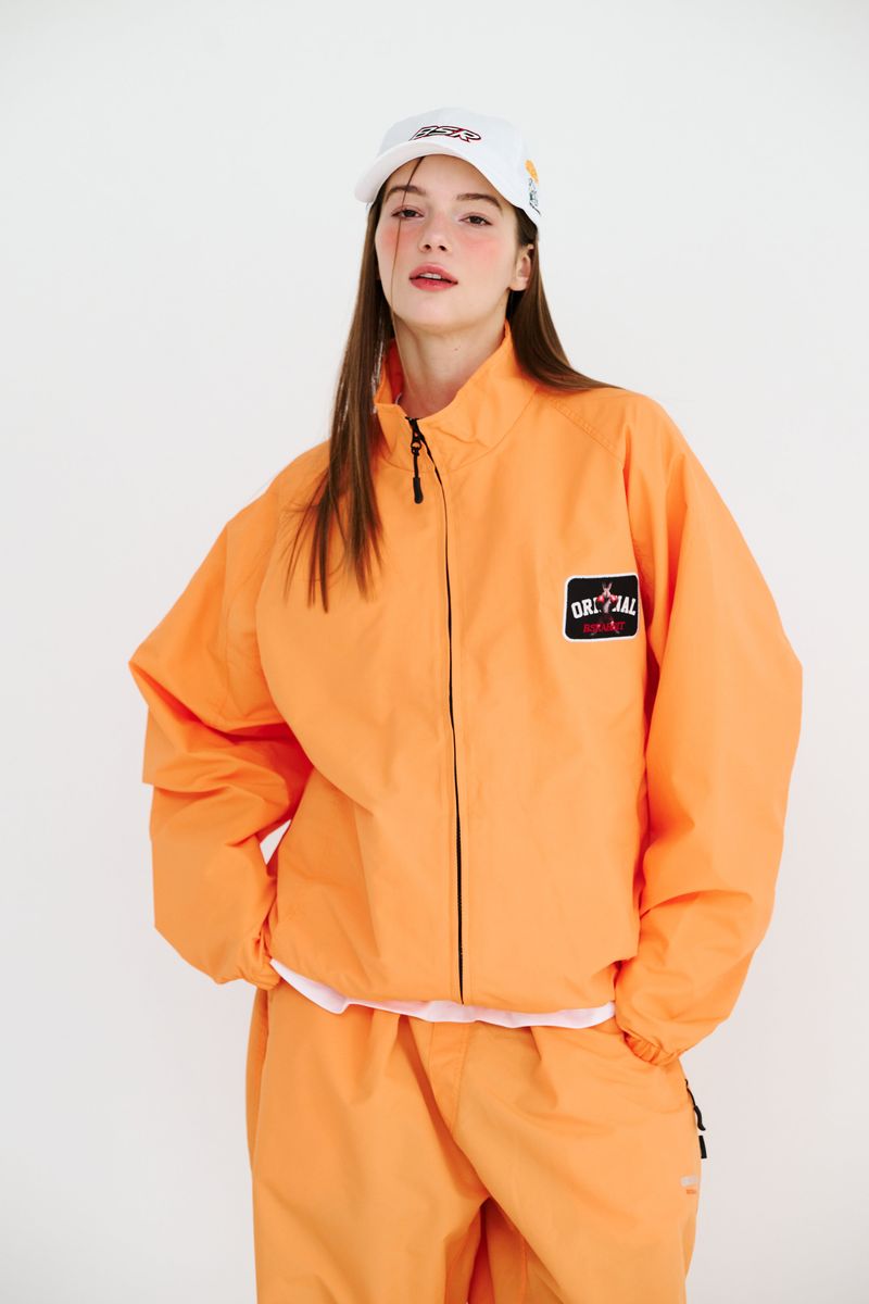 BSRABBIT（ビエスラビット）の「LIGHT WEIGHT WP TRACK JACKET ORANGE（Jackets/Outerwear）」