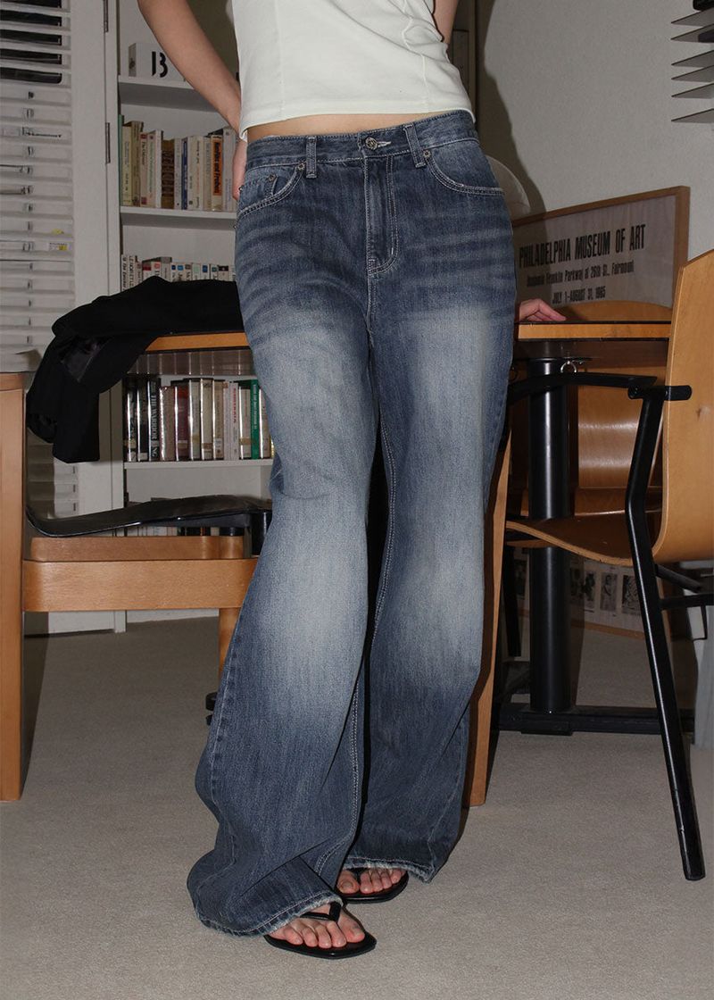 eon(イオエン)の「SEMI LOOSE BOOTS CUT DENIM (S-L)(Pants)」