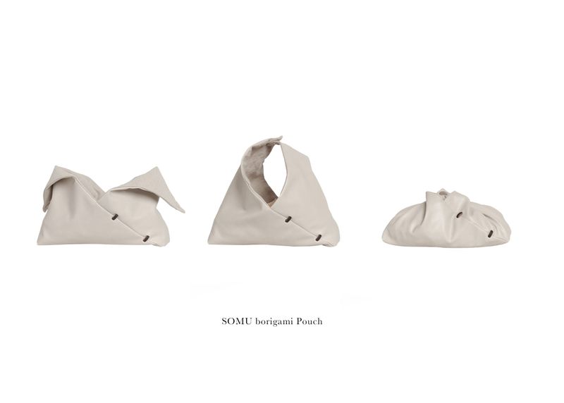 SOMU borigami Pouch_Warm gray