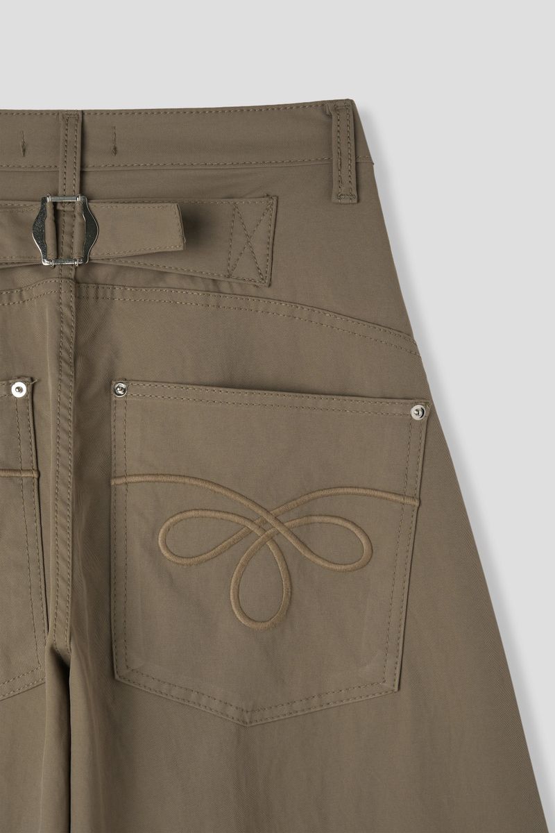 EMBO BACK BIJO CURVED PANTS (3C)